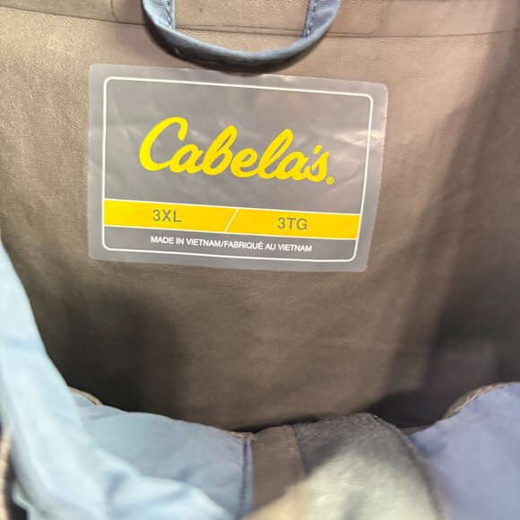 Cabela's Goretex Waterproof / Windproof Rain Hooded Full Zip Jacket 3XL - Picture 8 of 8